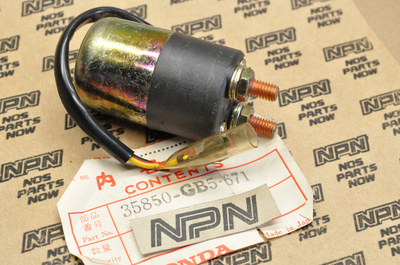 NOS Honda 1982-83 C70 Passport Starter Solenoid Magnetic Switch 35850-GB5-671