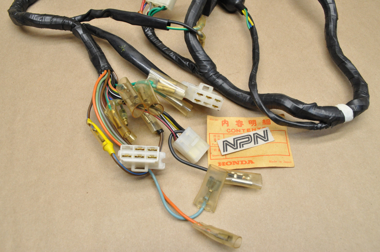 NOS Honda 1977-78 CB550 K Main Wire Wiring Harness 32100-404-670