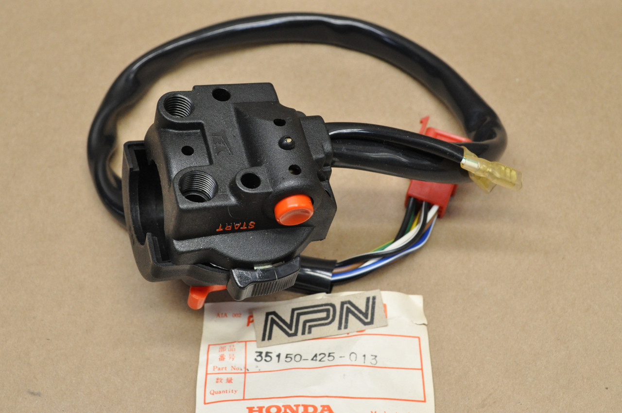 NOS Honda CB650 CB750 Engine Kill Stop Start Run Off On Light Switch 35150-425-013
