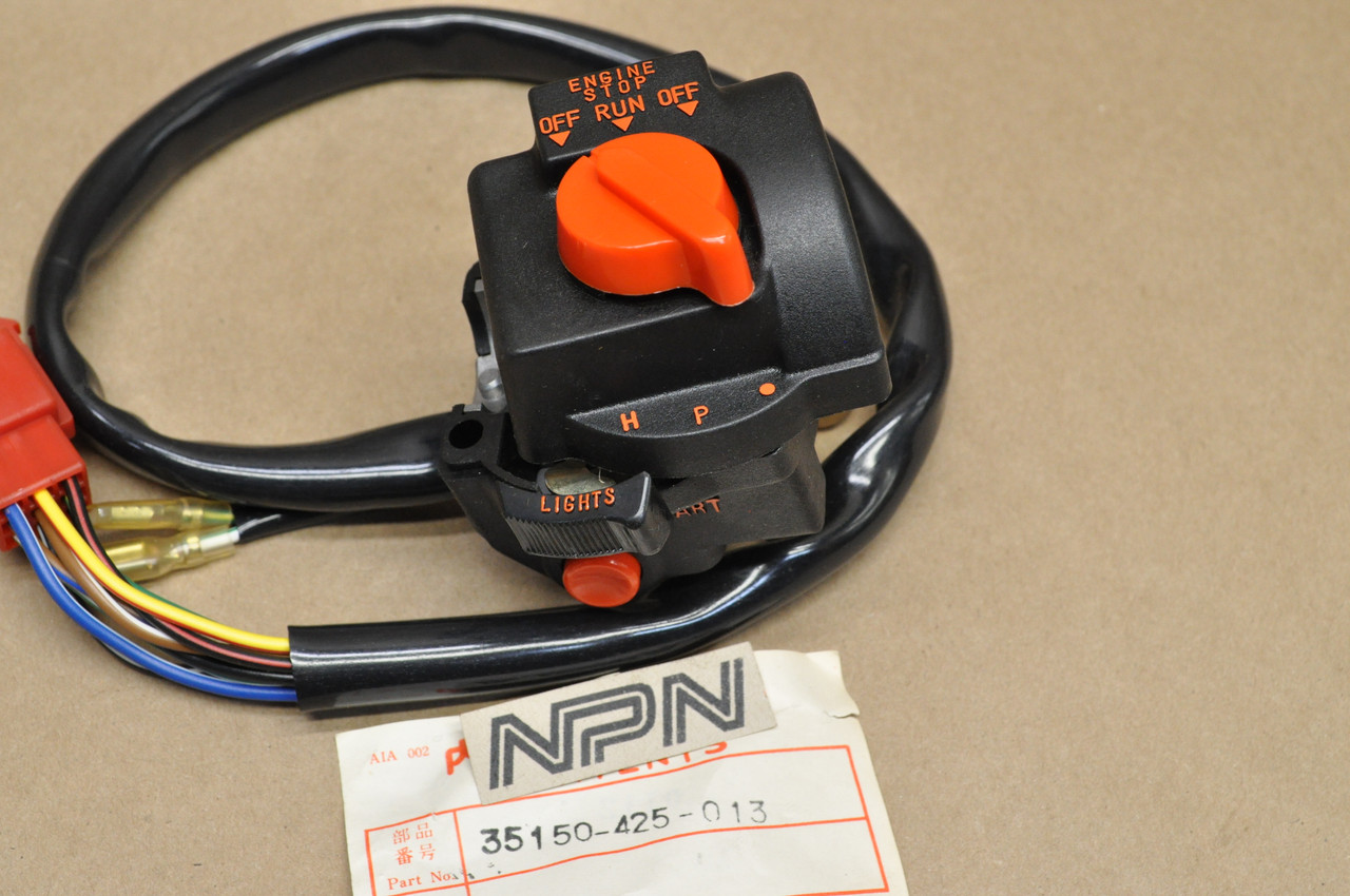 NOS Honda CB650 CB750 Engine Kill Stop Start Run Off On Light Switch 35150-425-013