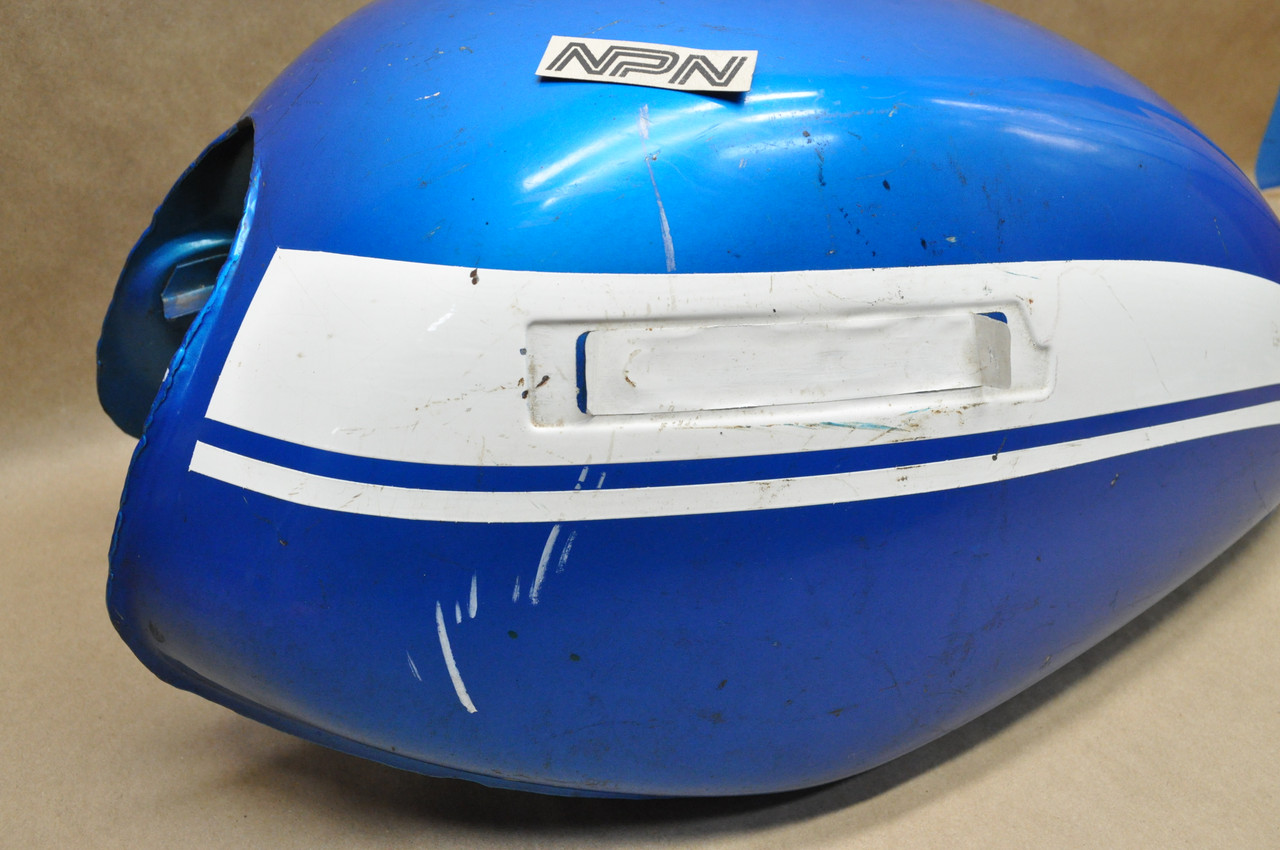 NOS Honda SL175 K0 Candy Sapphire Blue Fuel Gas Tank 17500-313-000 CN