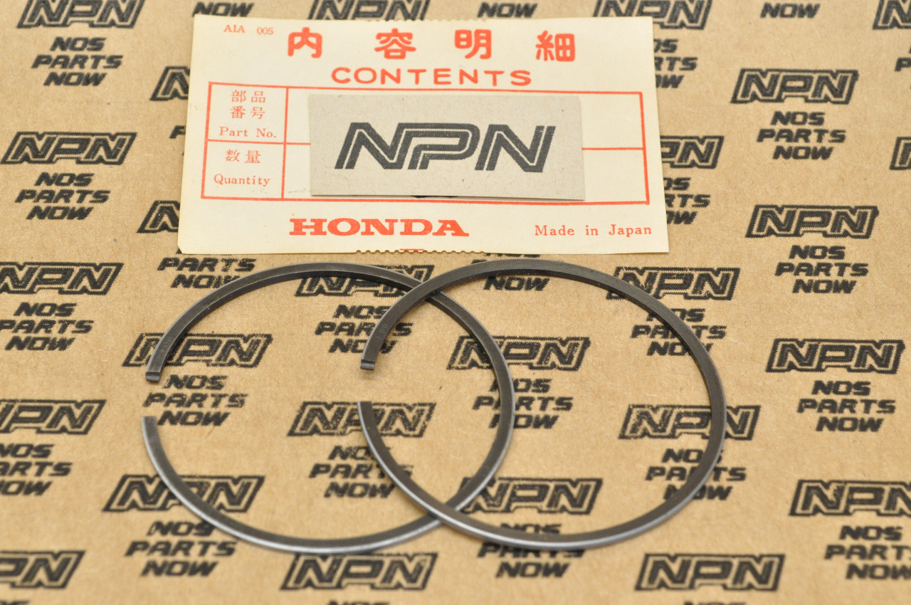 NOS Honda 1974-76 MT125 1.00 Oversize Piston Ring Set for 1 Piston 13015-361-004