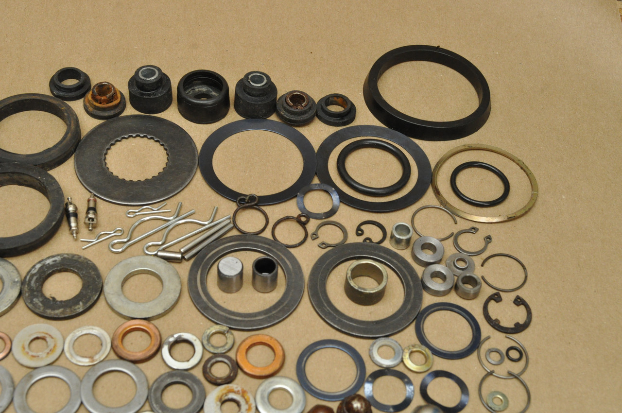 Vtg OEM Honda 1981 CM400 A Screw Bolt Washer Nut Collar Cap Rubber Hardware Lot