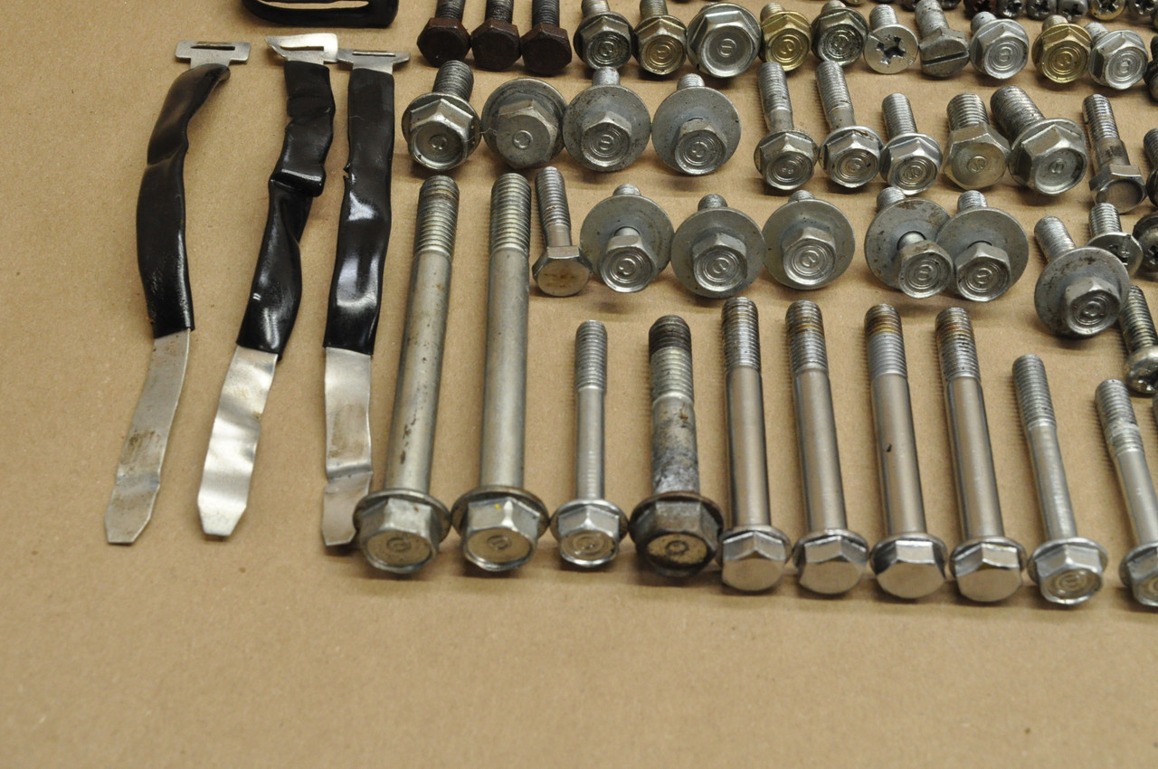 Vtg OEM Honda 1981 CM400 A Screw Bolt Washer Nut Collar Cap Rubber Hardware Lot