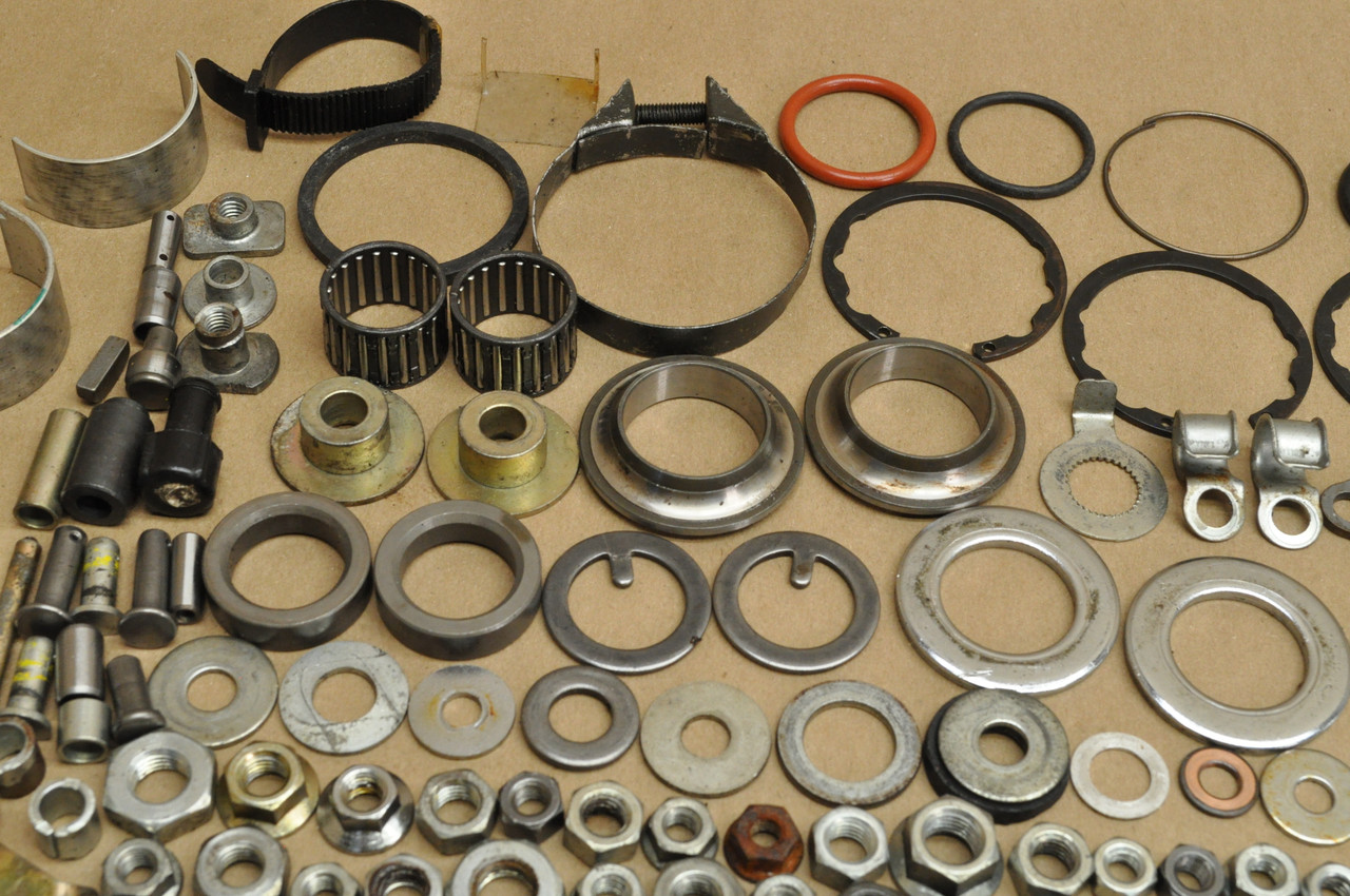 Vtg OEM Honda 1981 CM400 A Screw Bolt Washer Nut Collar Cap Rubber Hardware Lot