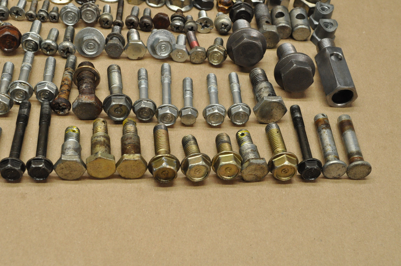 Vtg OEM Honda 1981 CM400 A Screw Bolt Washer Nut Collar Cap Rubber Hardware Lot