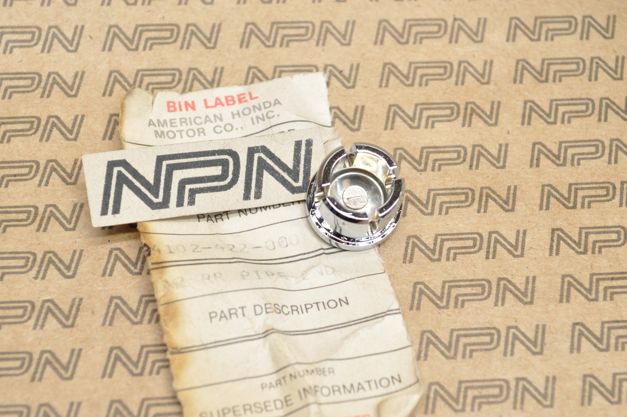 NOS Honda 1979-82 CB750 F 1979-80 CBX Rack Pipe Bar Plug Cap 84102-422-000