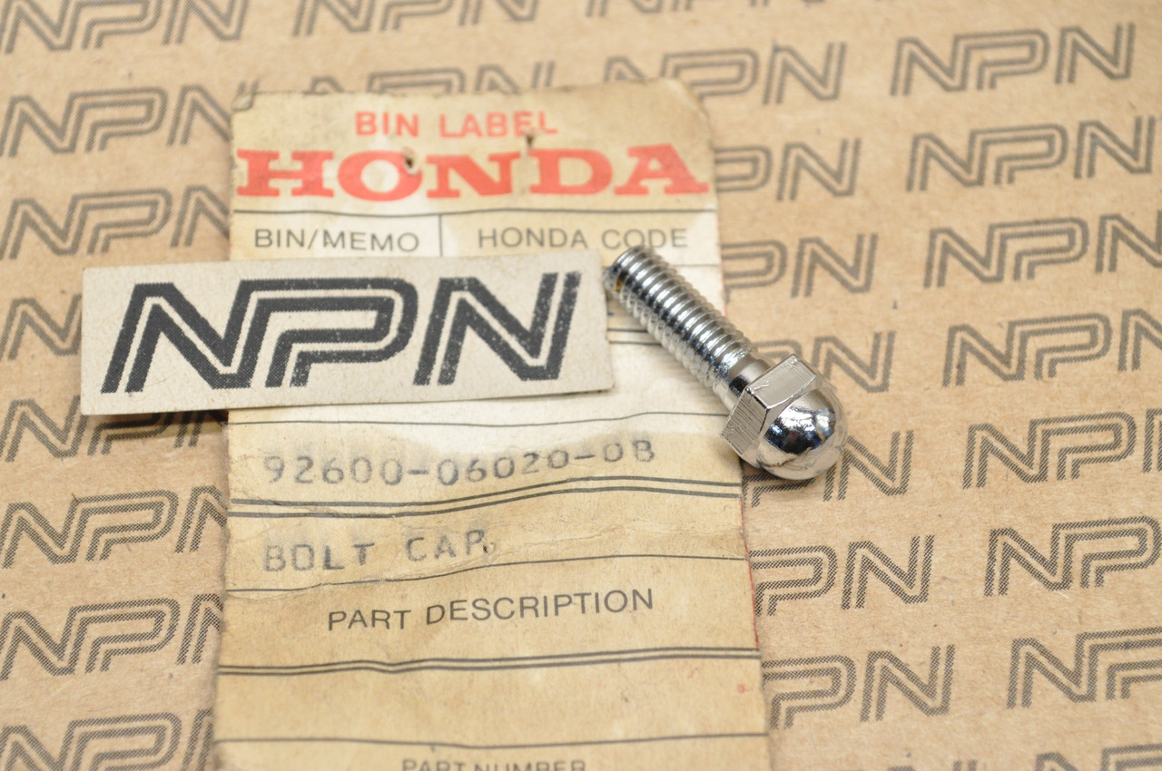 NOS Honda CMX250 C CMX250CD Rebel VF700 C Magna Tank Cap Bolt 92600-06020-0B