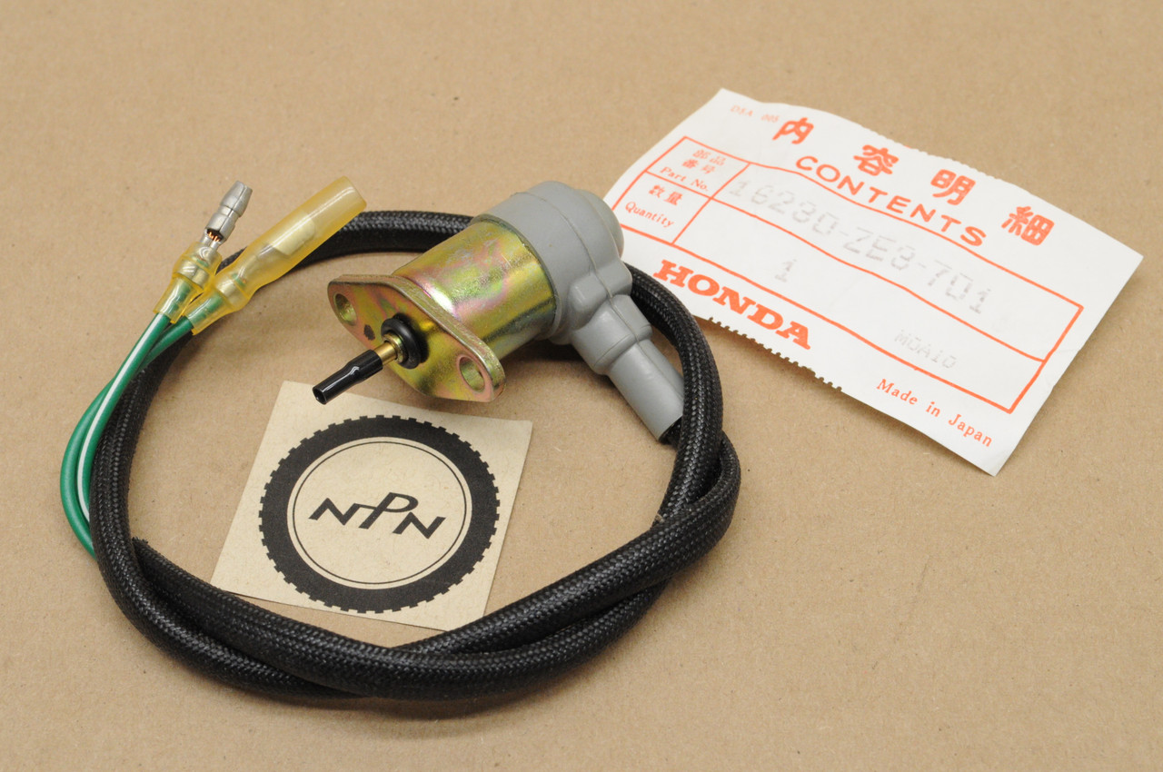 NOS Honda EXW171 Generator Carburetor Valve Solenoid 16230-ZE3-701