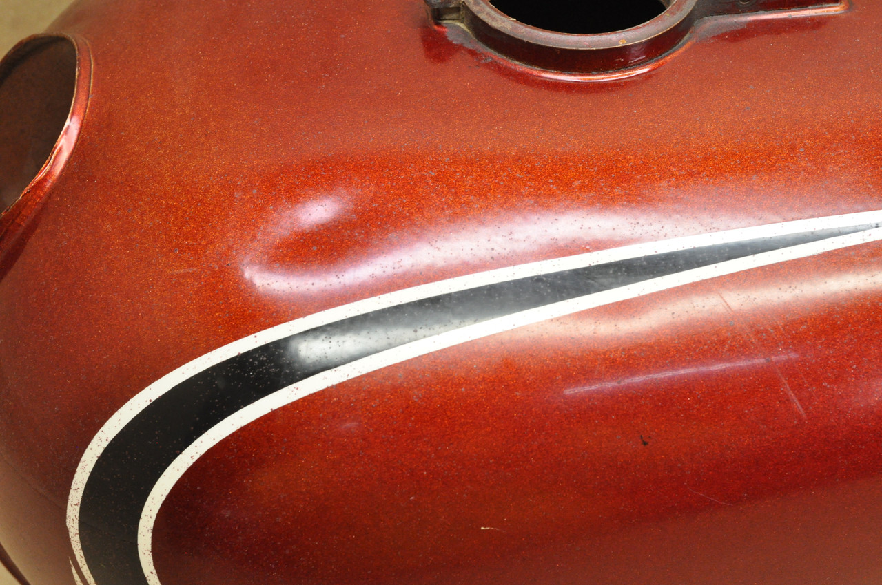 Vintage OEM Yamaha 1973-75 RD250 RD350 Fuel Gas Tank Red 360-24110