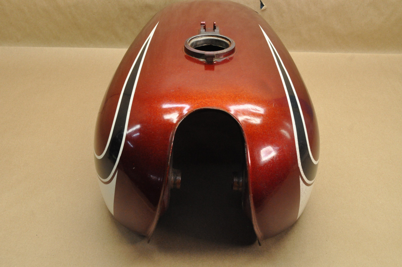 Vintage OEM Yamaha 1973-75 RD250 RD350 Fuel Gas Tank Red 360-24110