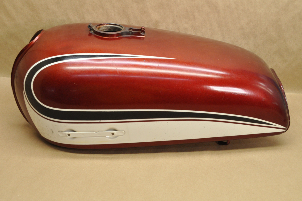 Vintage OEM Yamaha 1973-75 RD250 RD350 Fuel Gas Tank Red 360-24110