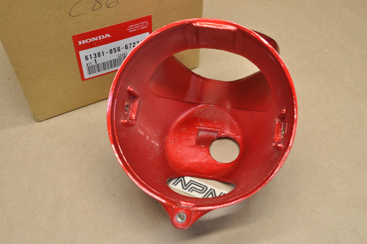 NOS Honda CL70 CL90 CT70 S90 Ruby Red Head Light Bucket Case 61301-056-672 ZA