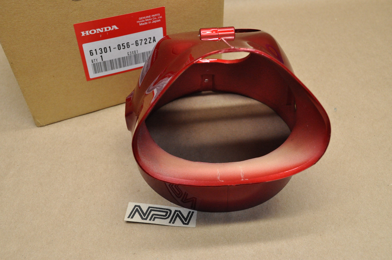 NOS Honda CL70 CL90 CT70 S90 Ruby Red Head Light Bucket Case 61301-056-672 ZA