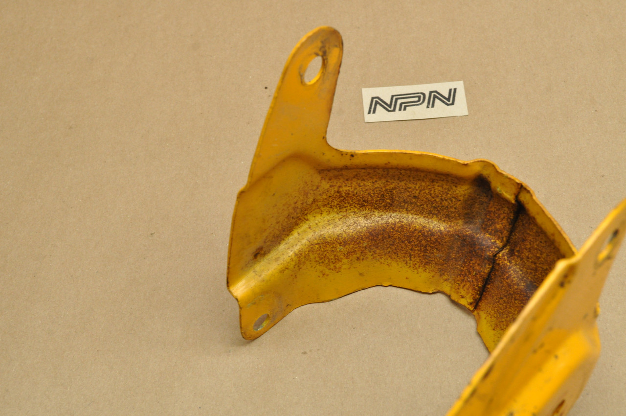 Vtg OEM Honda 1978 CT90 Trail 90 Sub Fuel Tank Mount Bracket Yellow 17761-102-701 ZC