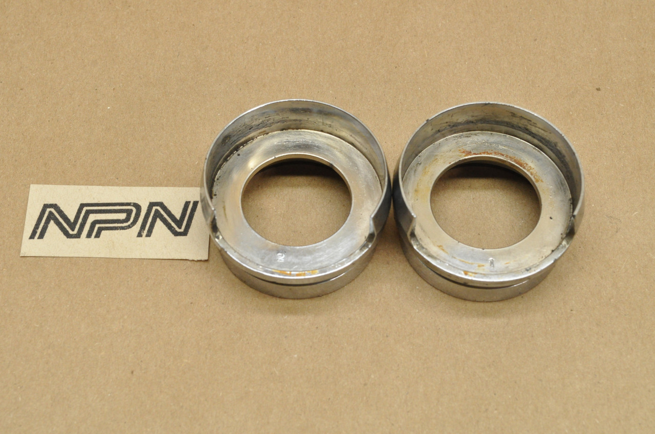 Vtg OEM Honda CL100 CL125 CL90 CT110 CT90 S90 Fork Cover Seat Qty2 51608-028-000