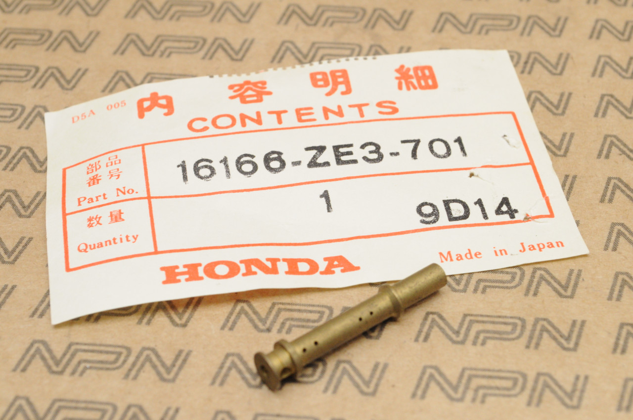 NOS Honda EX4500 Generator GX340 Engine Carburetor Main Nozzle 16166-ZE3-701
