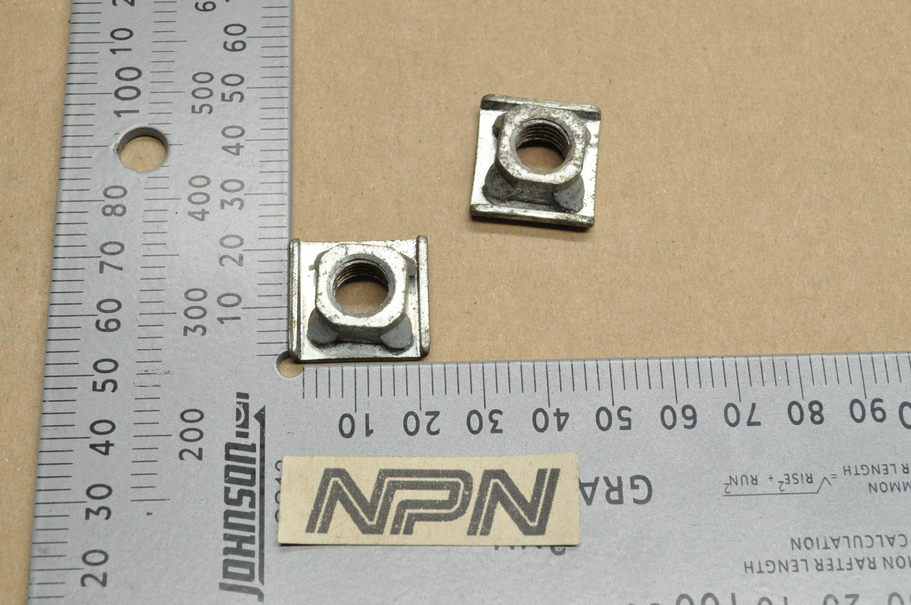 Vtg OEM Honda CL125 CT110 CT70 CT90 XL125 Light Washer Nut (Qty 2) 61303-230-620