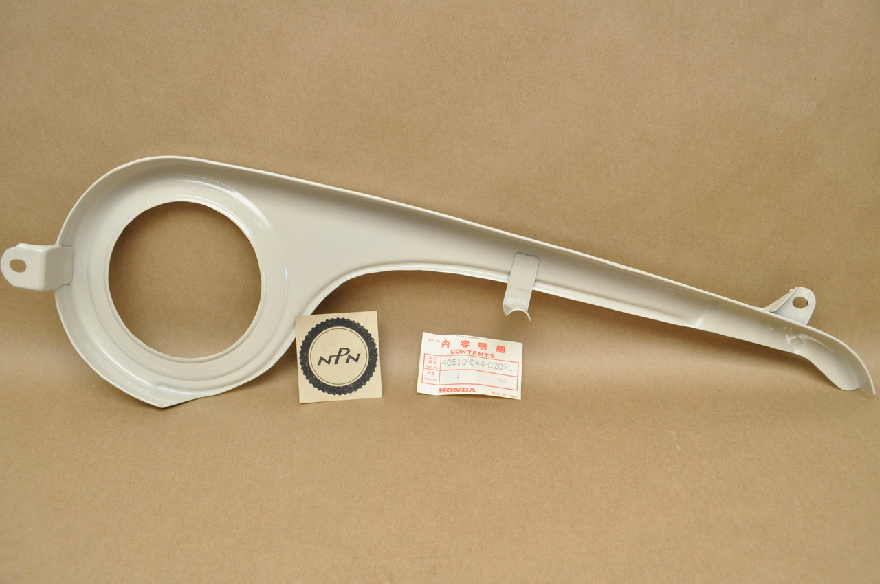 NOS Honda P50 Ivory White Drive Chain Guard Case 40510-044-020 XL