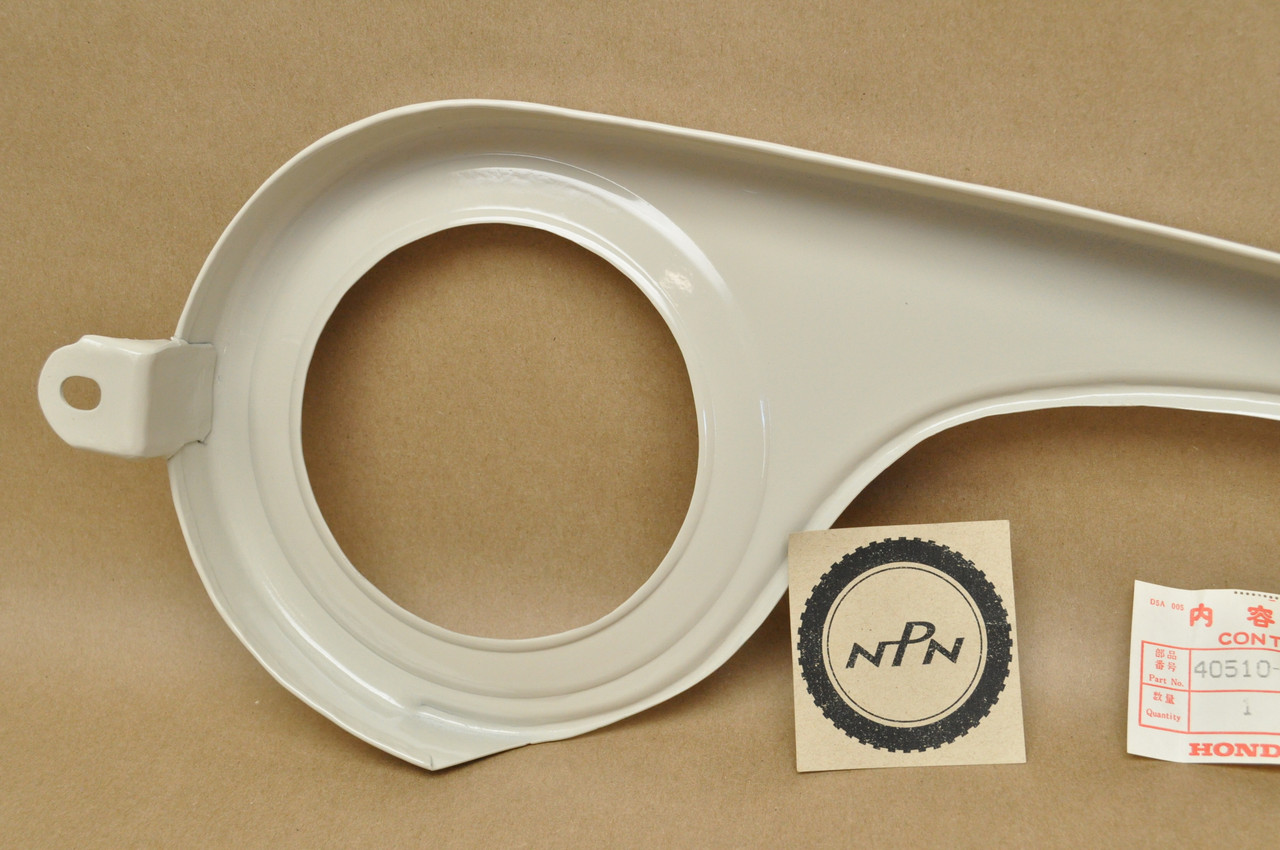 NOS Honda P50 Ivory White Drive Chain Guard Case 40510-044-020 XL