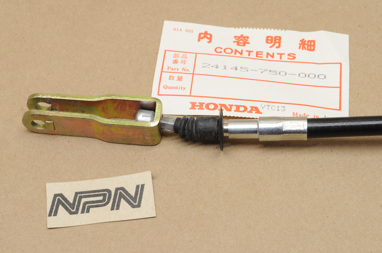 NOS Honda HT3810 HT3813 Lawn Tractor Foot Clutch Cable 24145-750-000