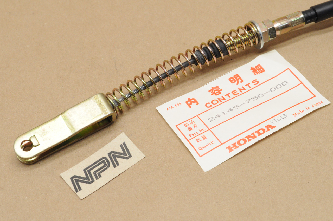 NOS Honda HT3810 HT3813 Lawn Tractor Foot Clutch Cable 24145-750-000