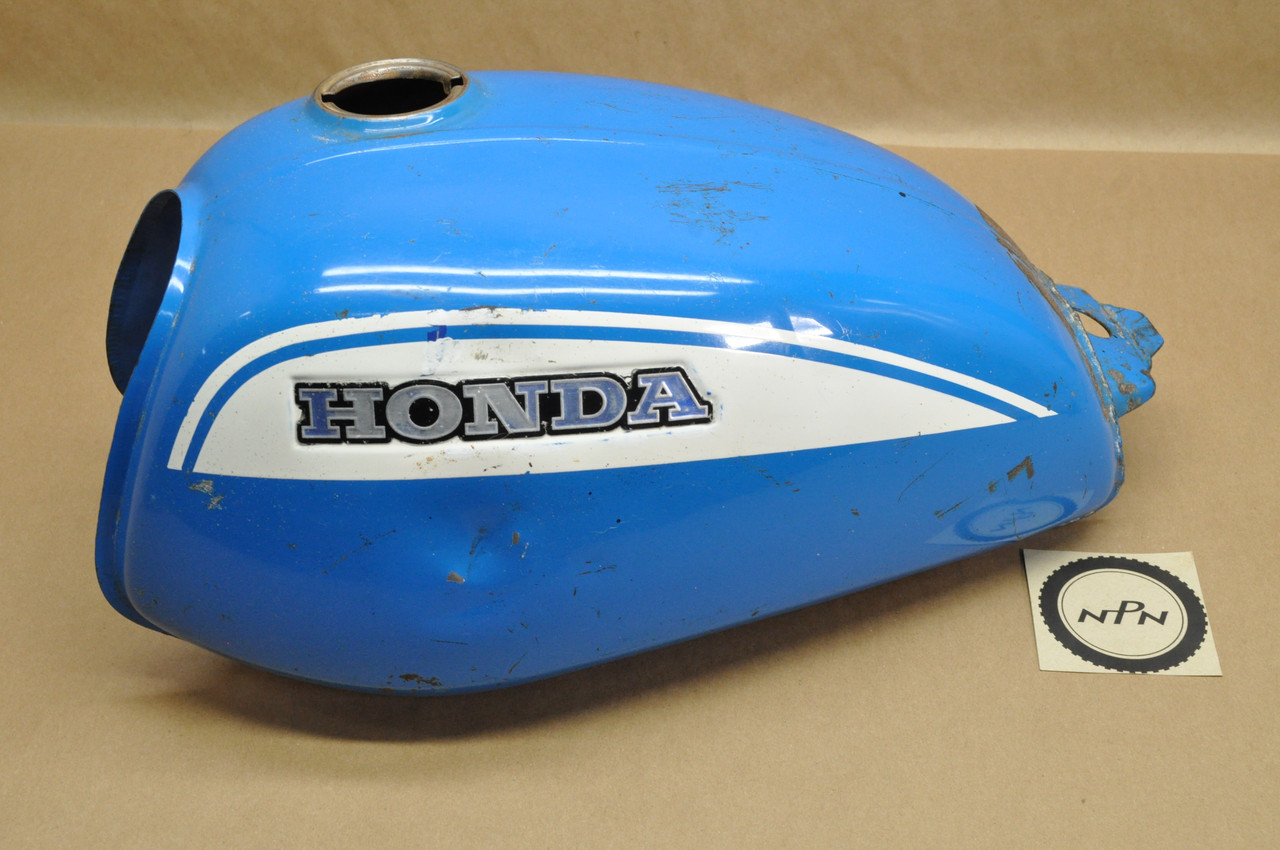 Vintage OEM Honda SL70 K0 Gas Fuel Tank Aquarius Blue 17500-118-000 EL