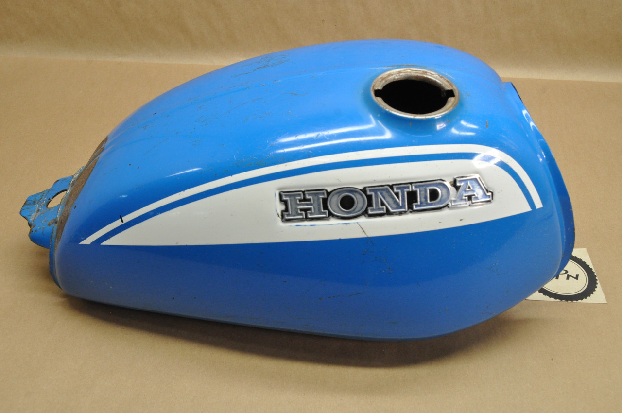 Vintage OEM Honda SL70 K0 Gas Fuel Tank Aquarius Blue 17500-118-000 EL