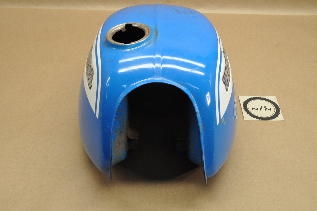 Vintage OEM Honda SL70 K0 Gas Fuel Tank Aquarius Blue 17500-118-000 EL