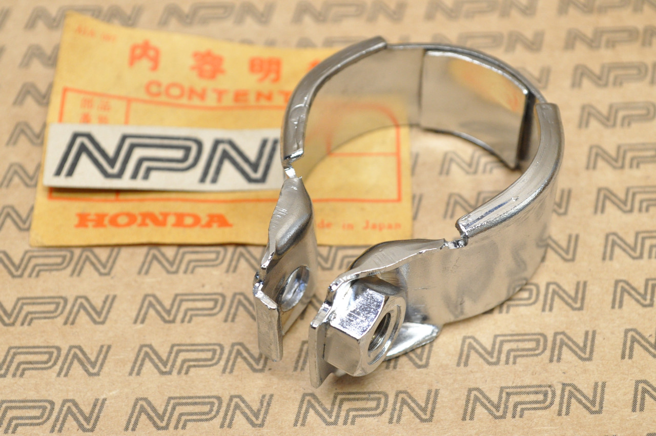 NOS Honda 1975-76 CB360 T Muffler Exhaust Pipe Band Clamp 18372-286-300