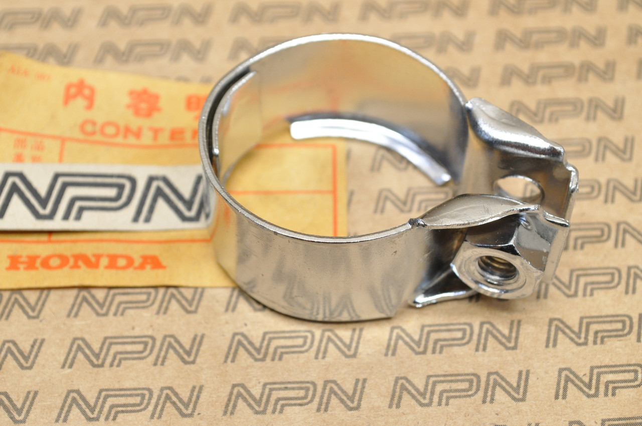 NOS Honda 1975-76 CB360 T Muffler Exhaust Pipe Band Clamp 18372-286-300