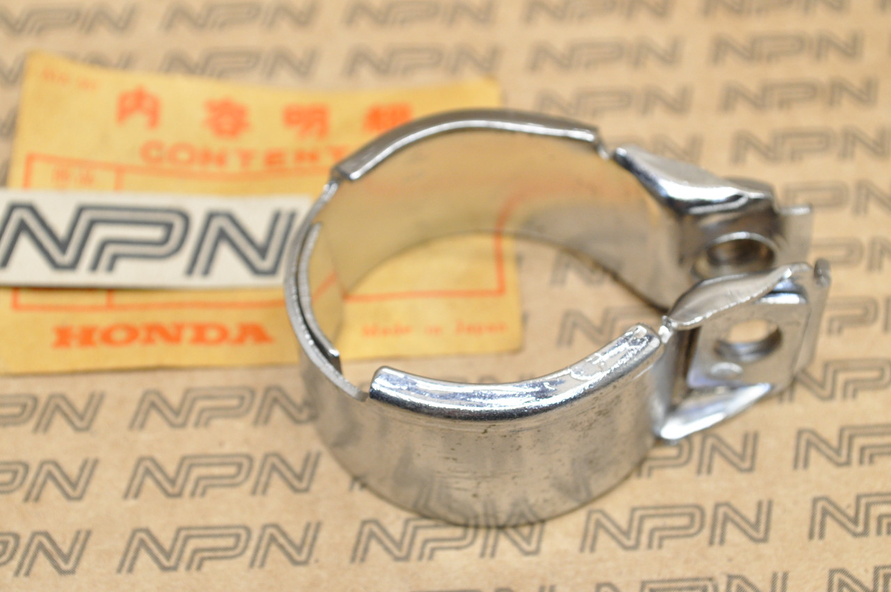 NOS Honda 1975-76 CB360 T Muffler Exhaust Pipe Band Clamp 18372-286-300
