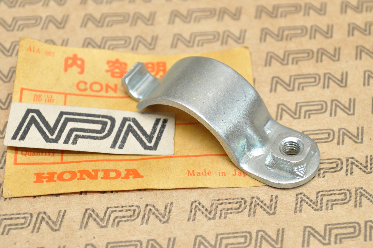 NOS Honda CL100 Muffler Exhaust Pipe Band Bracket A 18281-108-020