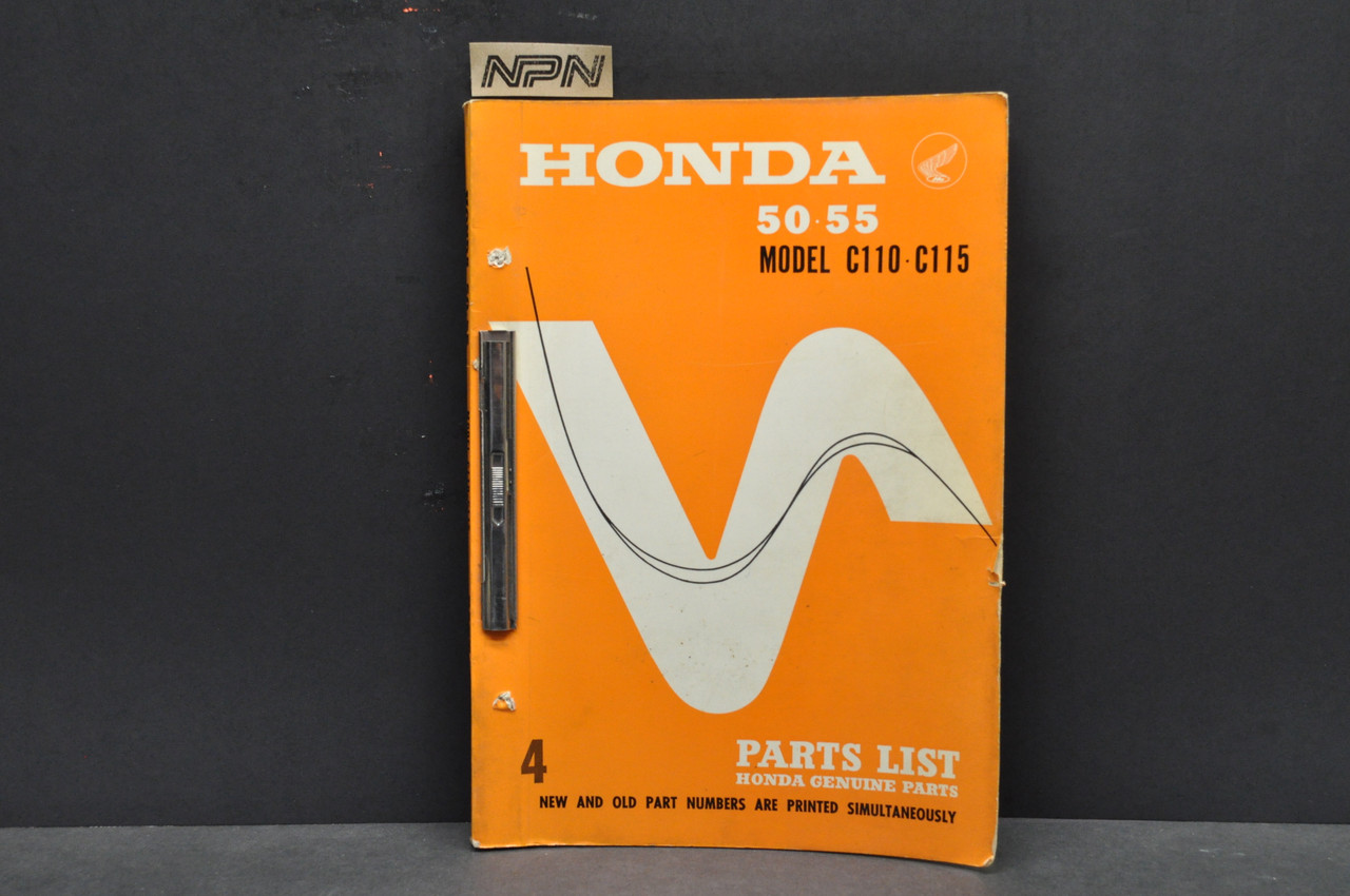 Vintage 1966 Honda CA110 C110 Super Cub C115 Sports Cub Owners Manual OEM