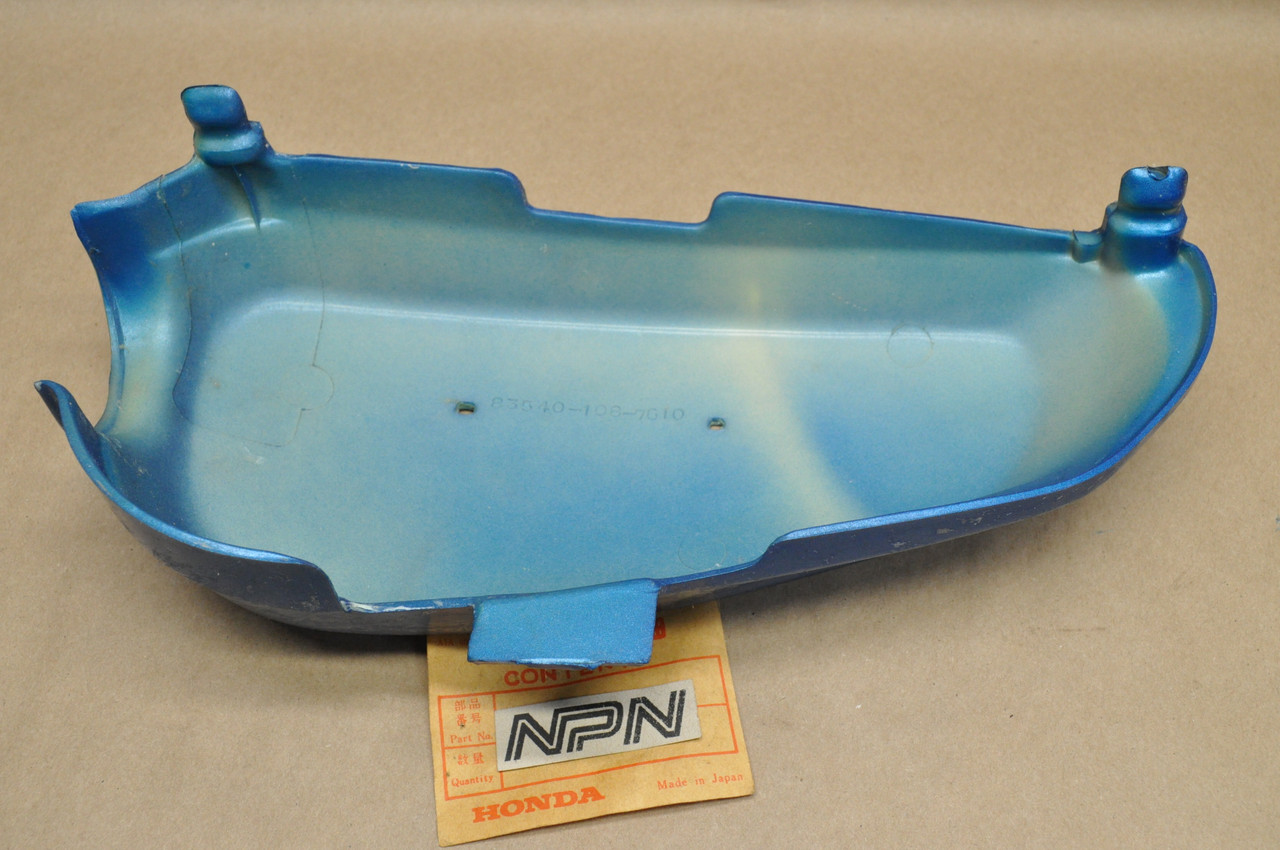NOS Honda CL100 K2 CL100S CL125 S Blue Right Side Cover Panel 83540-108-761
