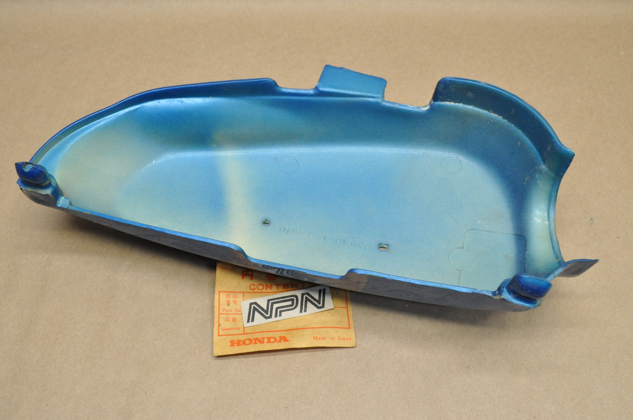 NOS Honda CL100 K2 CL100S CL125 S Blue Right Side Cover Panel 83540-108-761