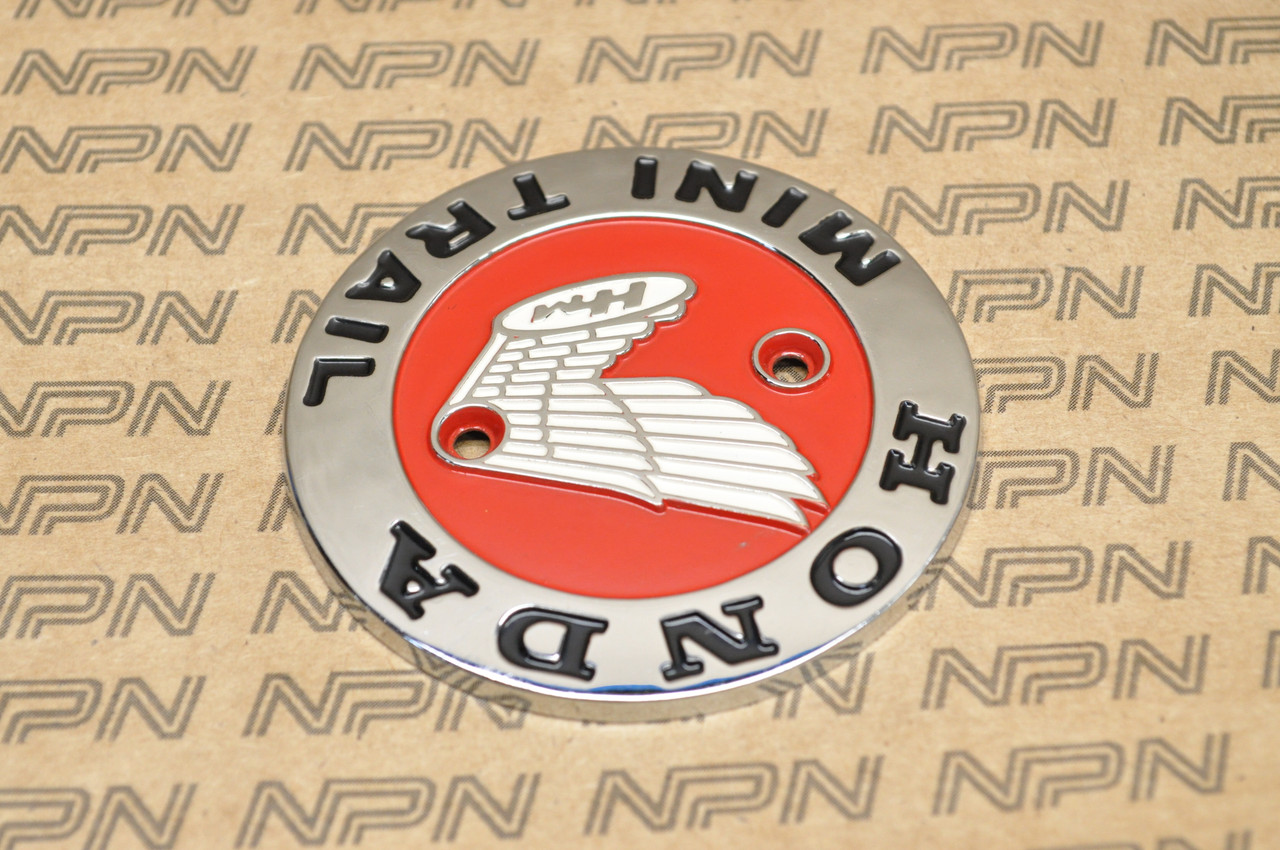 NOS Honda Z50 Z50A K0-K1 Right Fuel Gas Tank Emblem Badge 87121-045-670