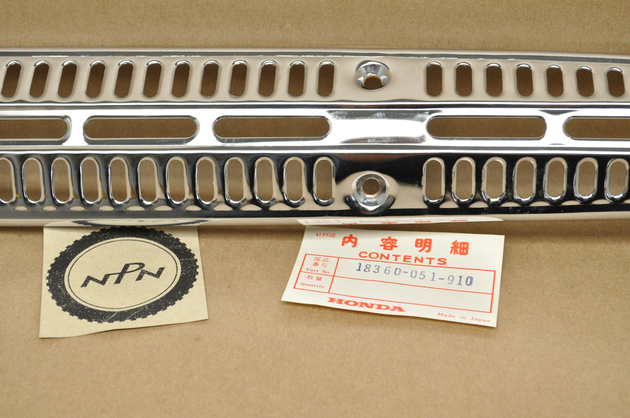 NOS Honda CL70 K2 Muffler Exhaust Pipe Heat Shield Guard Protector 18360-051-910