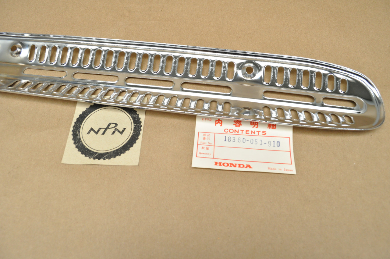 NOS Honda CL70 K2 Muffler Exhaust Pipe Heat Shield Guard Protector 18360-051-910