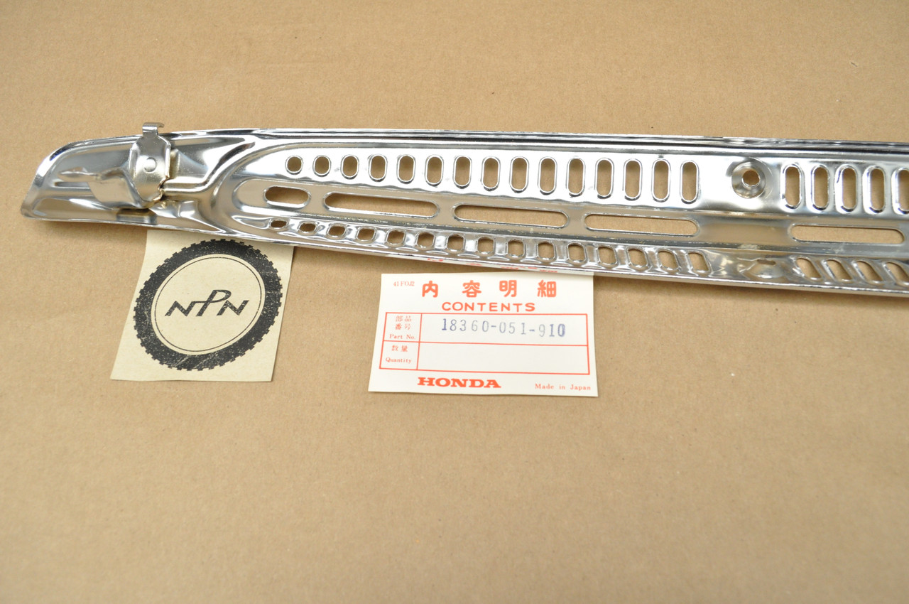 NOS Honda CL70 K2 Muffler Exhaust Pipe Heat Shield Guard Protector 18360-051-910