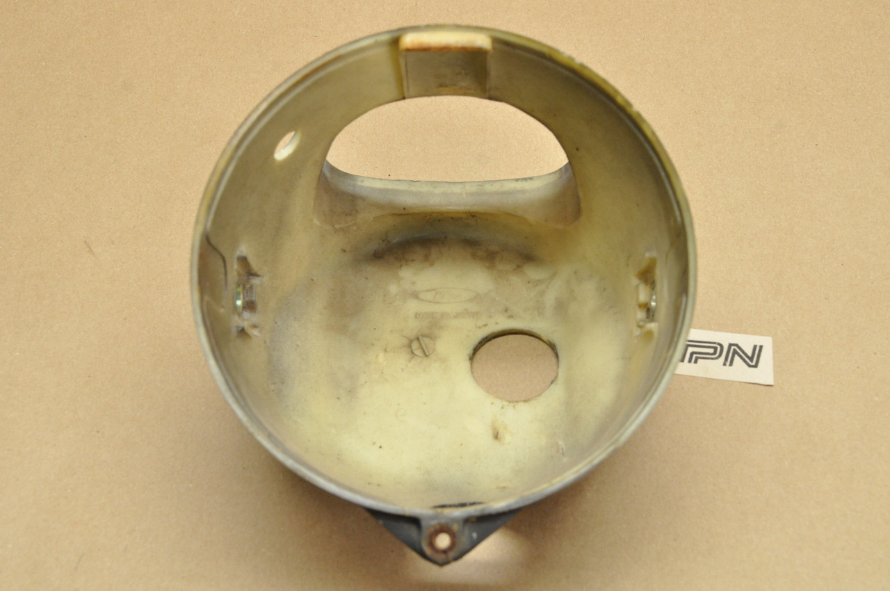 Vtg OEM Honda CT110 CT90 Headlight Bucket Case Housing Black AS IS 61301-102-701 NR