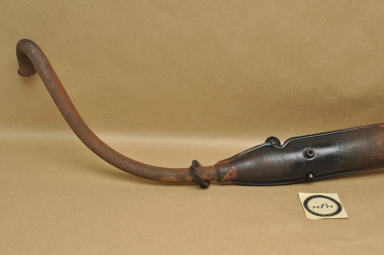 Vtg OEM Honda CT90 Trail 90 K2-1979 Exhaust Muffler Header Pipe 18300-102-650