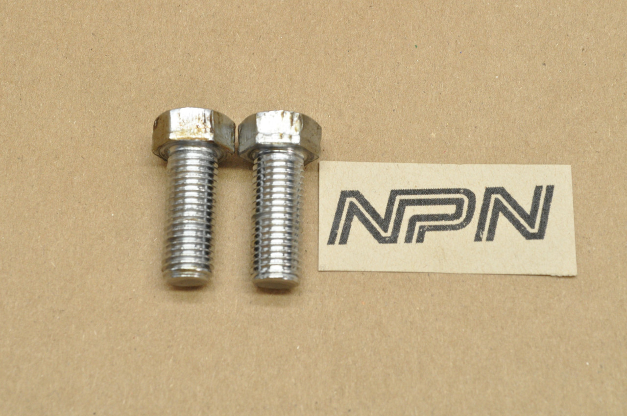 Vtg OEM Honda CB450 CB750 CL450 CT90 MT250 XL250 XL350 Bolt 10x25 Qty2 92000-10025-0B