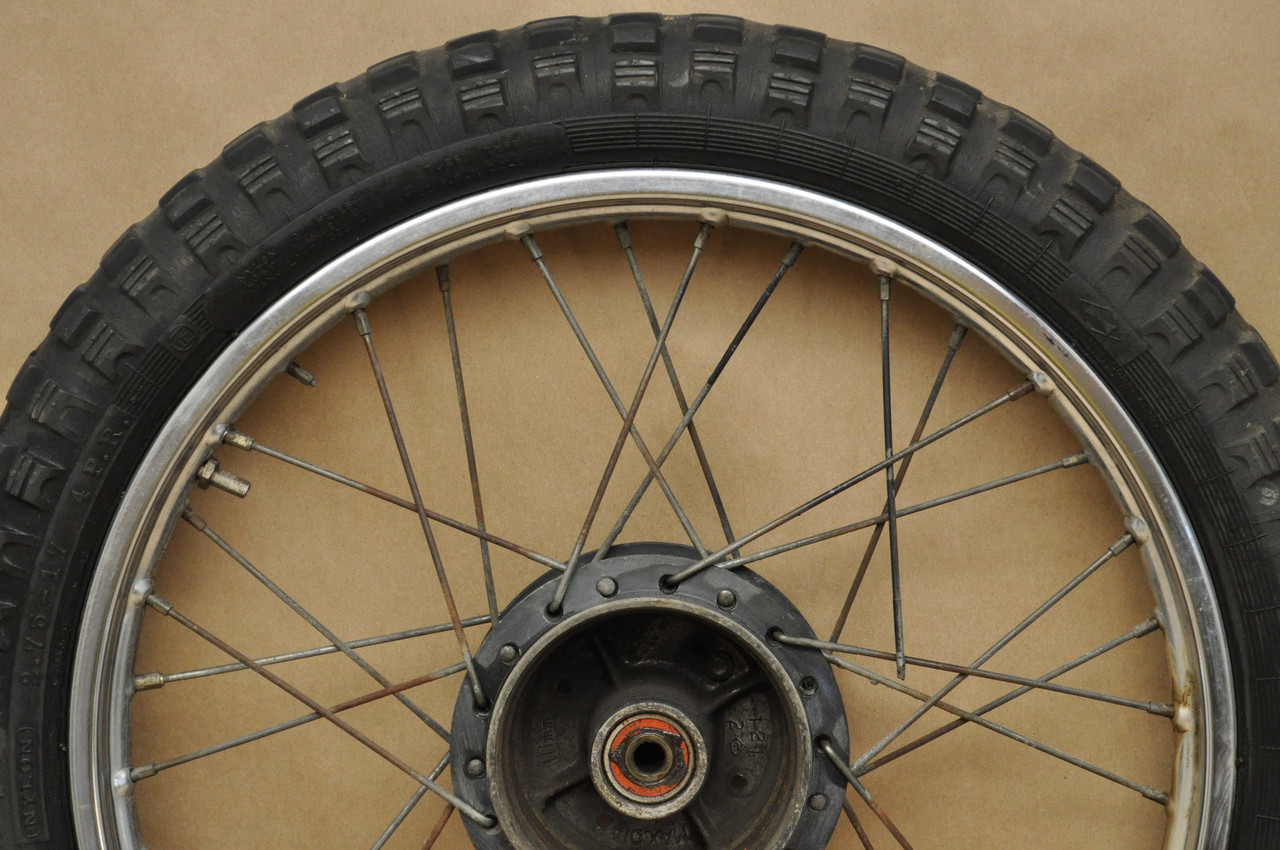 Vintage OEM Honda 1978-79 CT90 Trail 90 Rear Wheel Rim Hub Assembly AS IS 42701-077-000