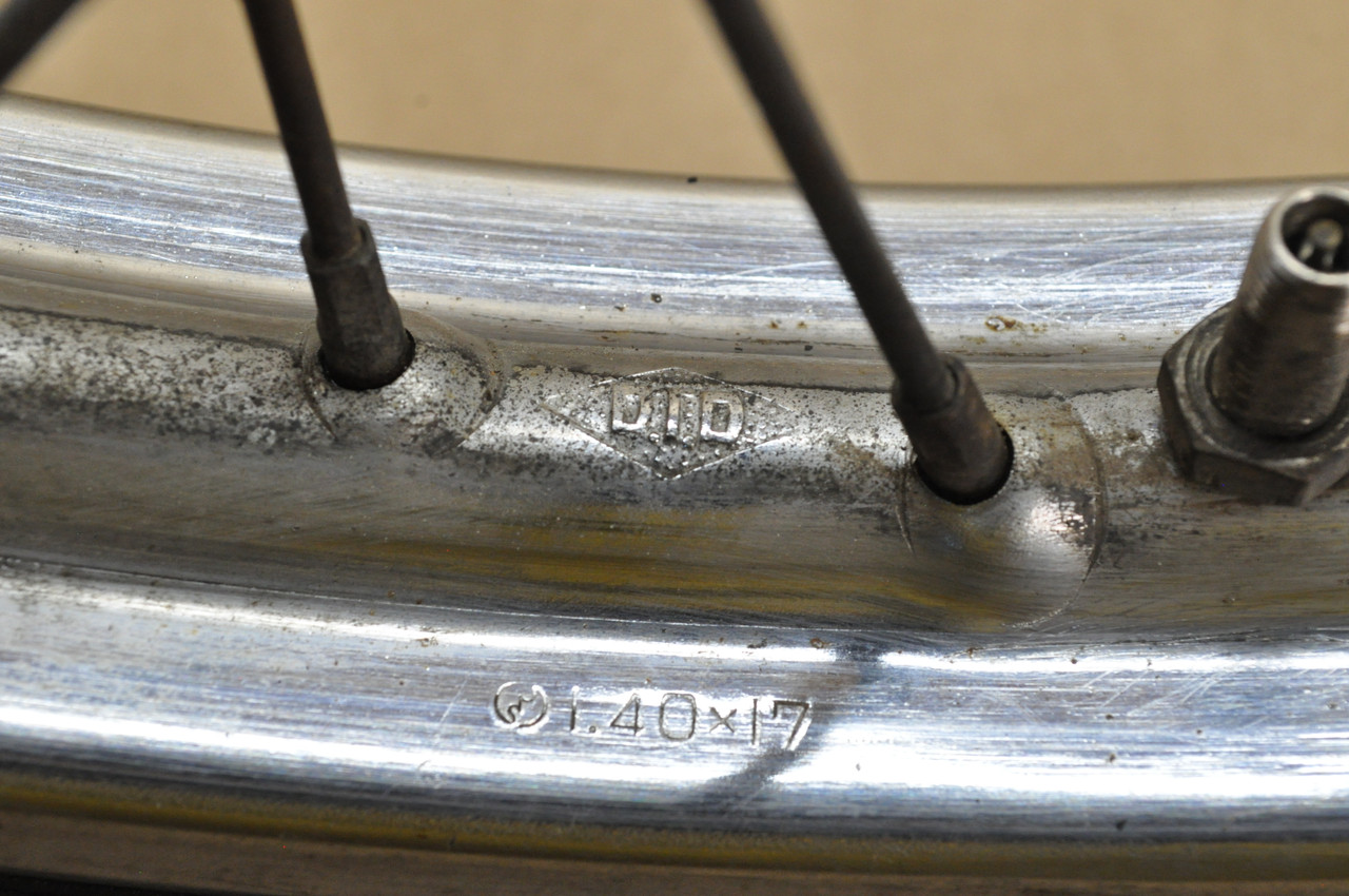 Vintage OEM Honda 1978-79 CT90 Trail 90 Rear Wheel Rim Hub Assembly AS IS 42701-077-000