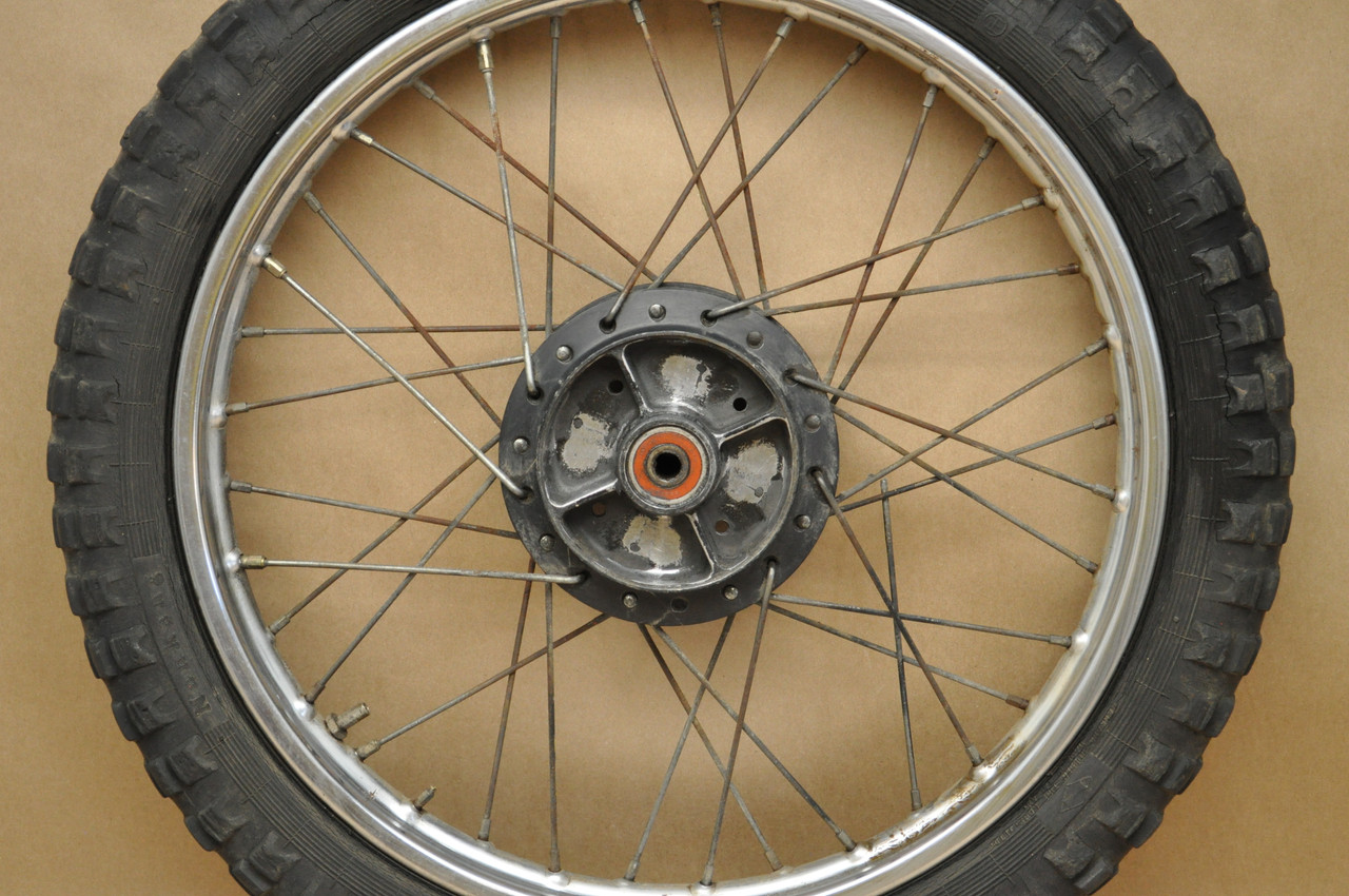 Vintage OEM Honda 1978-79 CT90 Trail 90 Rear Wheel Rim Hub Assembly AS IS 42701-077-000