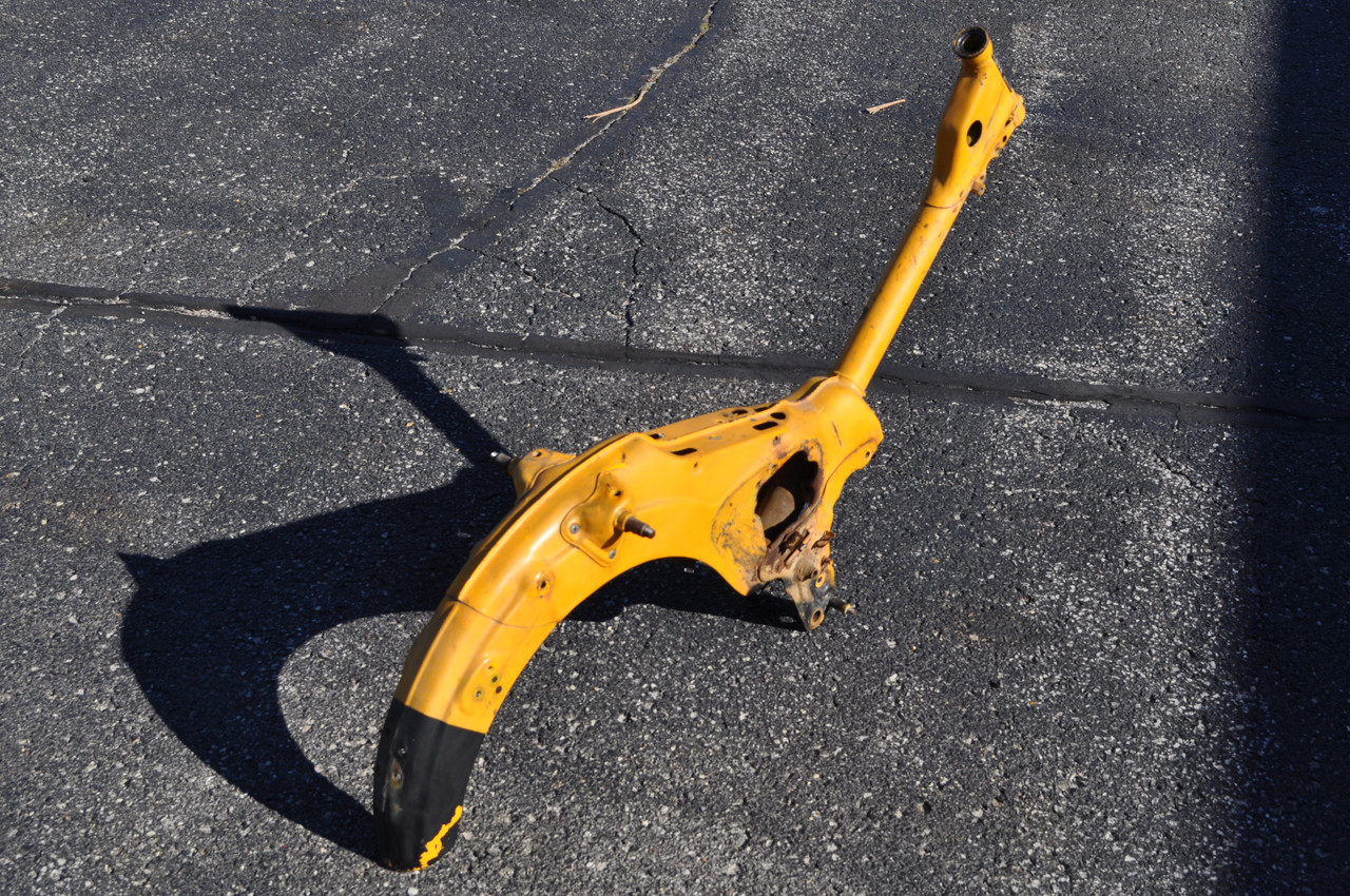 Vtg OEM Honda 1978 CT90 Frame Yellow w/ Street Legal Document AS IS 50100-053-020 Z