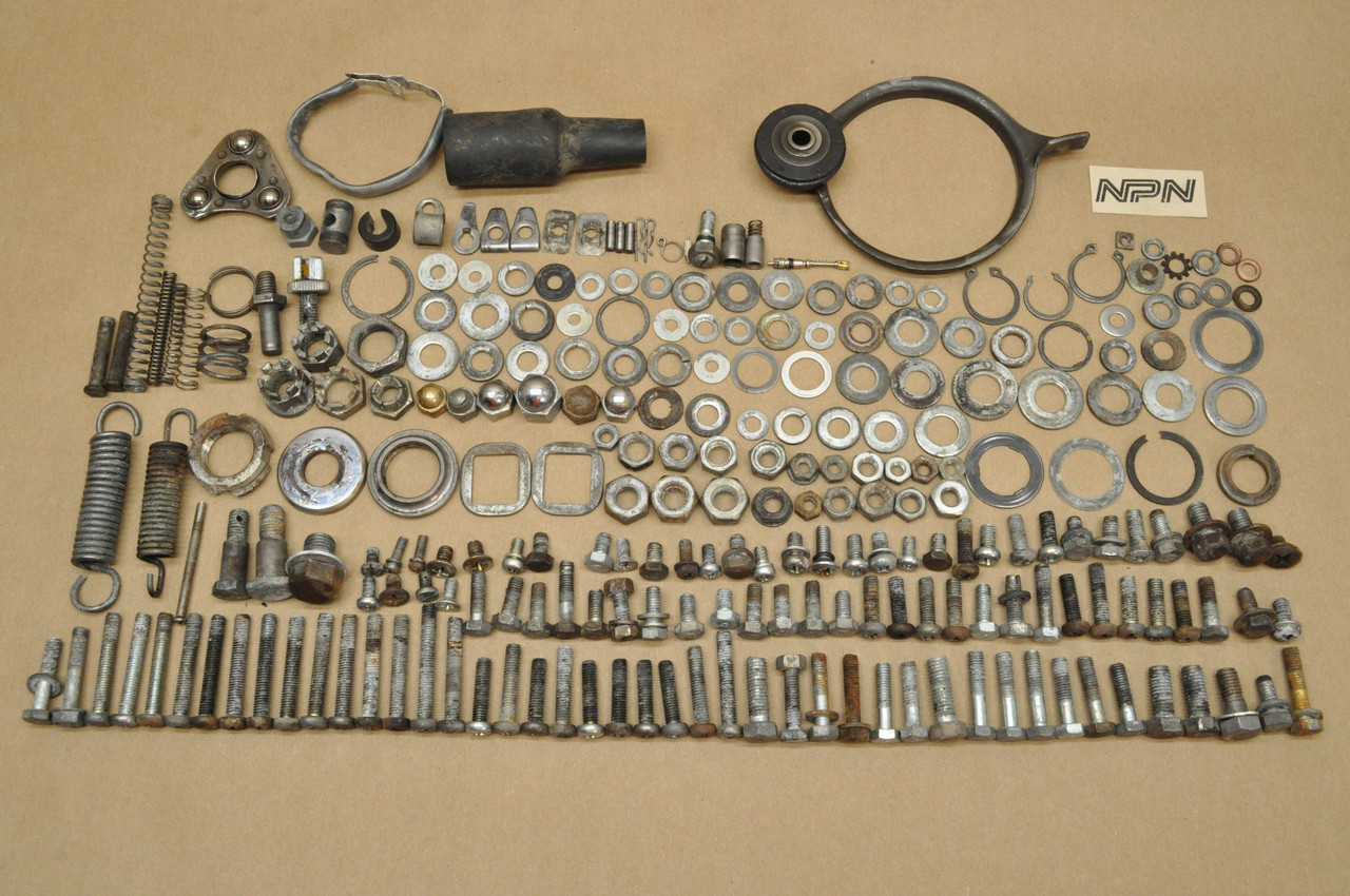 Vtg OEM Honda 1978 CT90 Trail 90 Screw Bolt Washer Nut Spring Hardware Lot