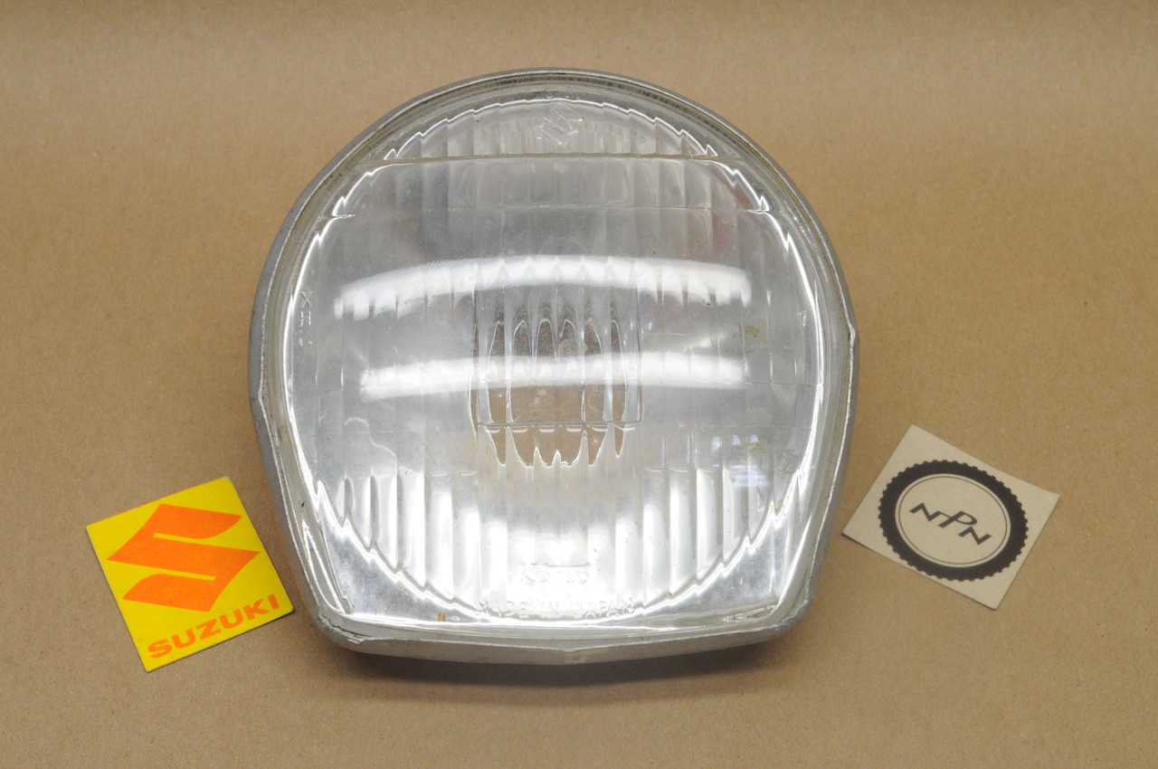NOS Suzuki B100 B105 KT120 Headlight Assembly 35100-07611
