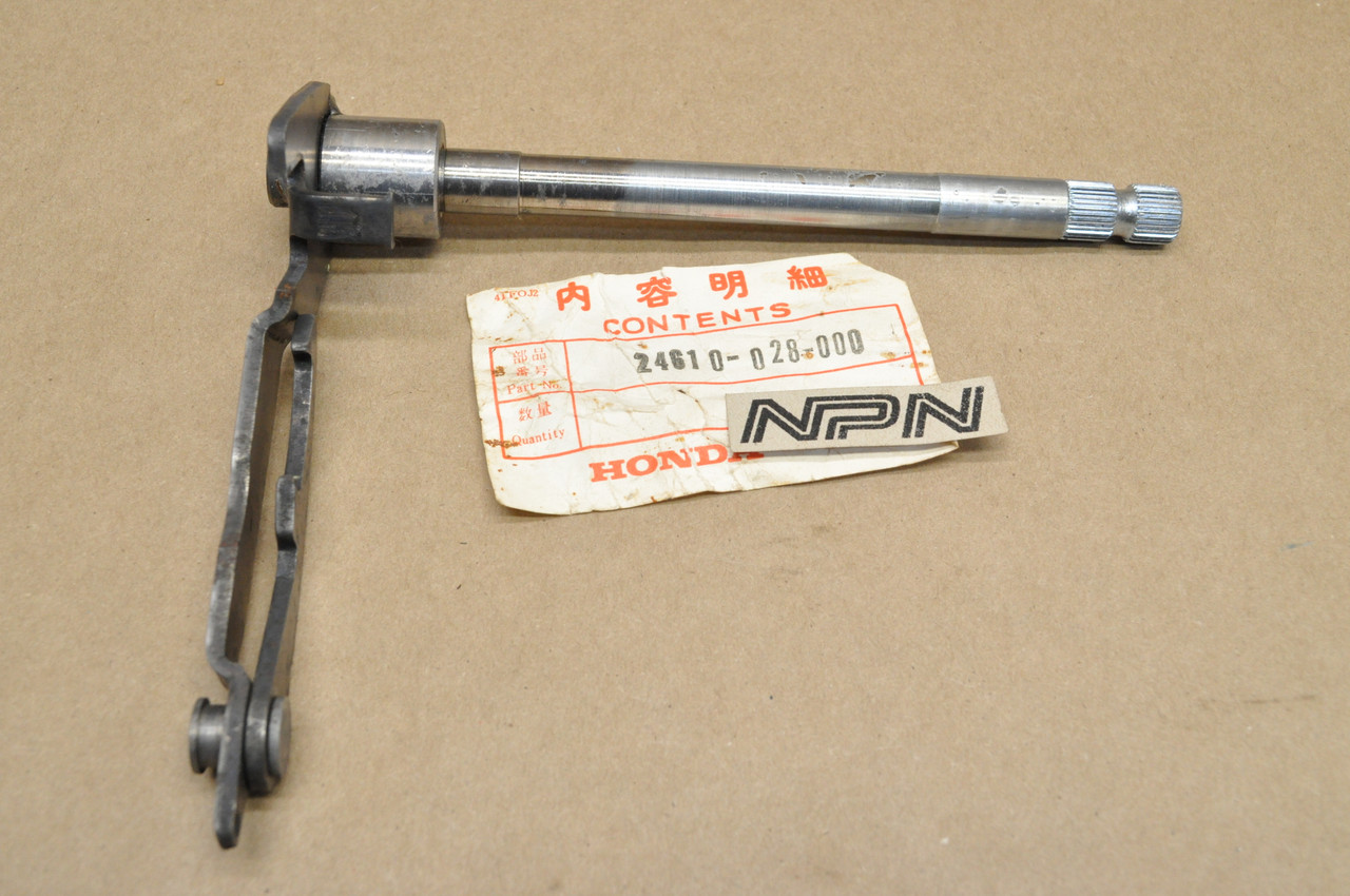NOS Honda S90 Gear Shift Spindle Shaft 24610-028-000